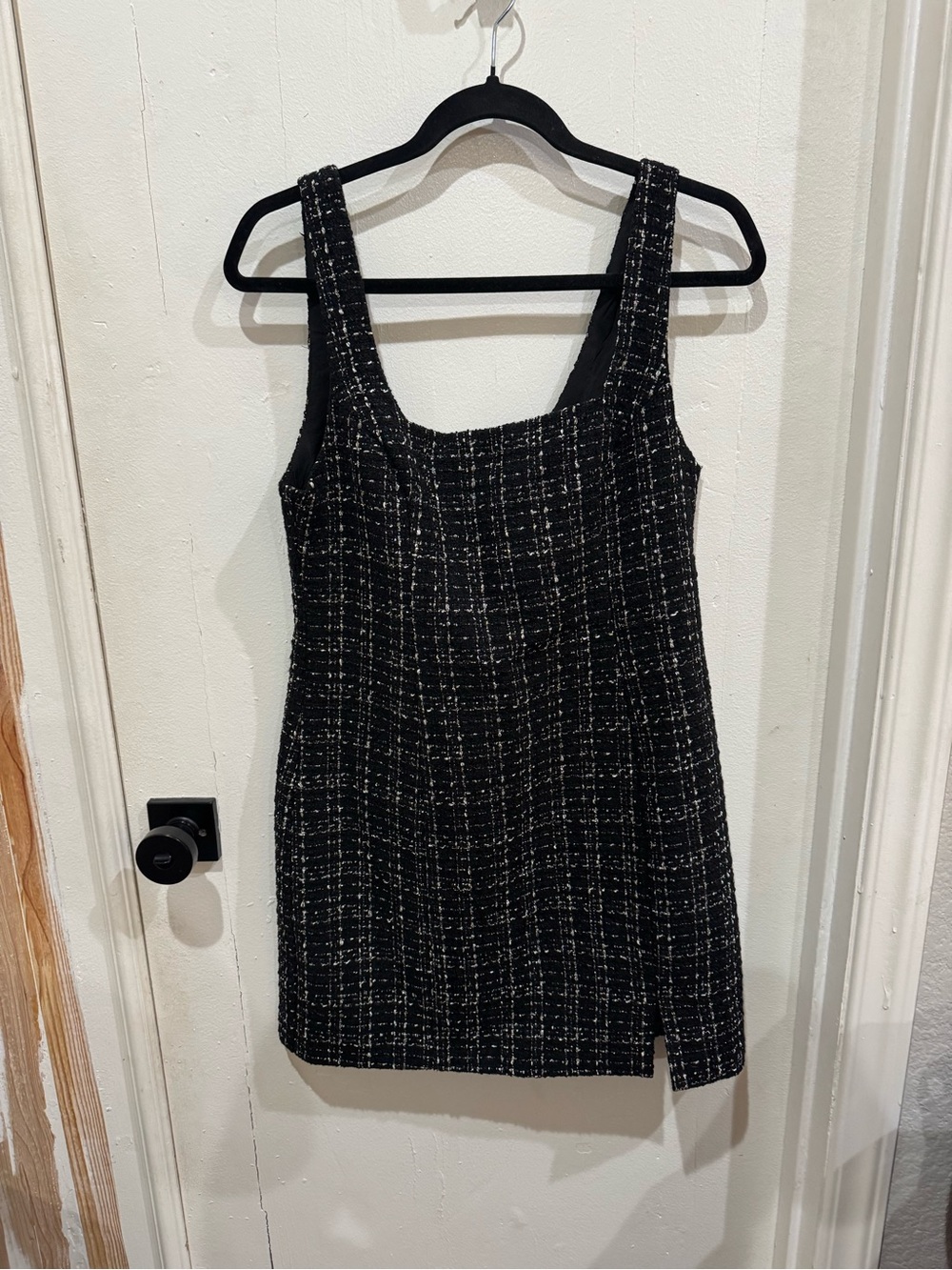 Wayf Sophie Tweed Mini Dress